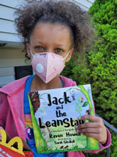 student with Jack and the LeanStalk