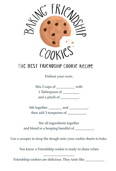 Friendship Cookie Recipe